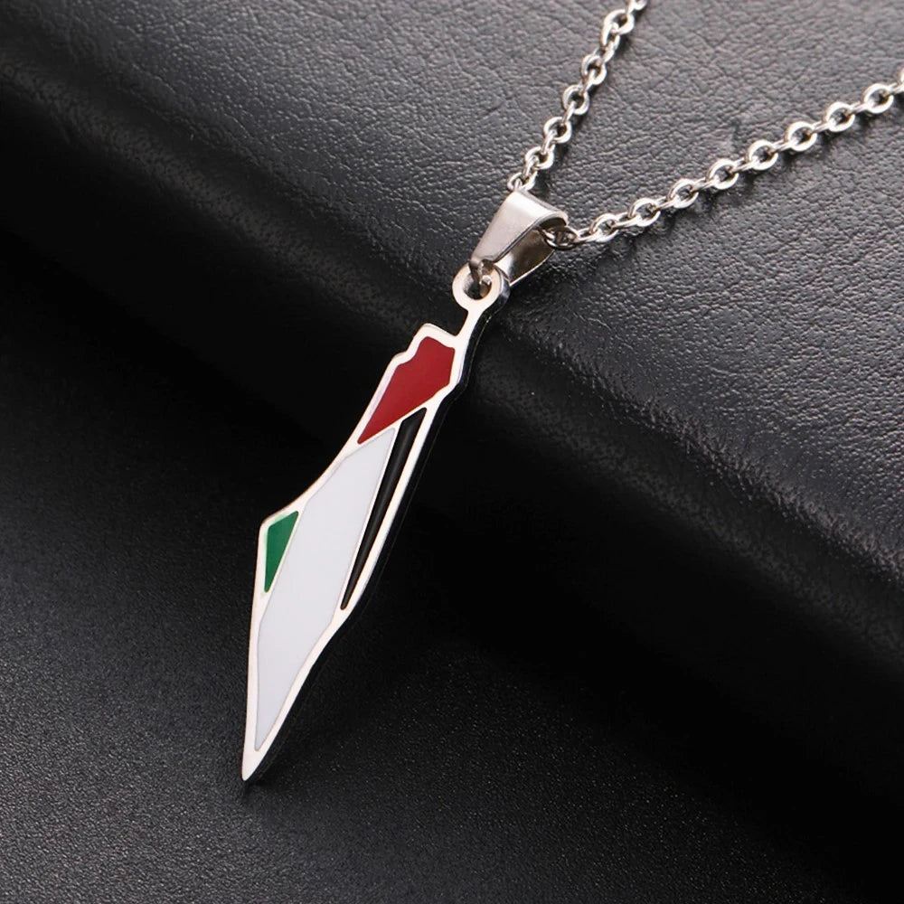 Collier Carte Palestine